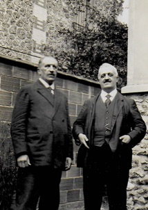 Fernand et son fr&egrave;re Albert Delarue